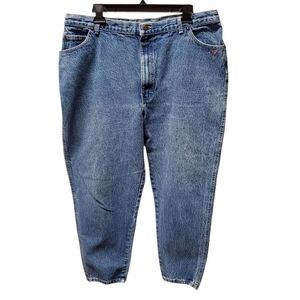 P S Gitano Jeans Plus Size 22W SHORT Vintage Gold Emroidered Shield Logo Pocket